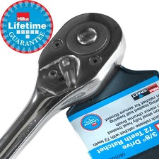 Hilka Pro Socket Wrench 3/8" dr reversible Socket Ratchet Wrench Quick Release