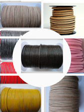 Leather Cord String 100% Real Lace Thong Necklace for Jewellery DIY Round