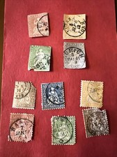 Old swiss stamps used - ,