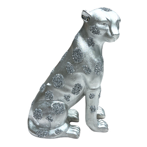 Silver crushed diamond sparkly - silver,