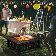 Outdoor square fire - square,