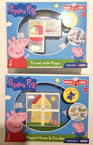 Peppa pig magnetic - magnetic, cubes