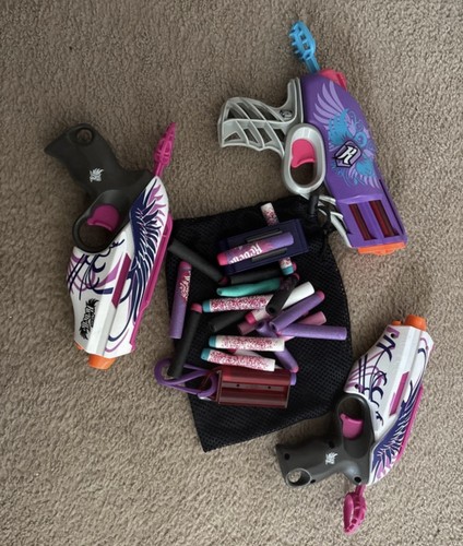 Nerf guns and bullets - guns,