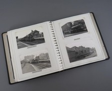 Collection 160 + Real Photo Postcards Steam Locomotives Trains Stations Scotland