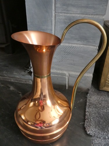 Vintage copper brass flower - vintage,