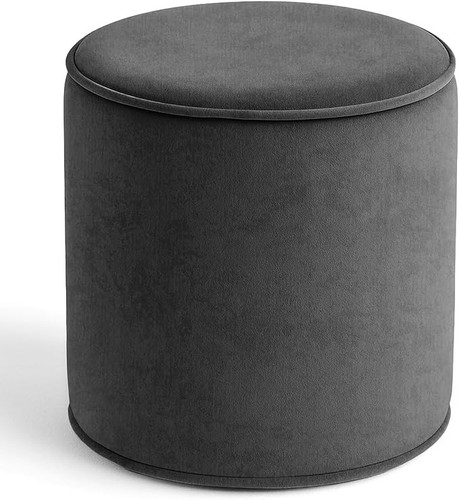 Velvet foot rest stool pouffe - foot,