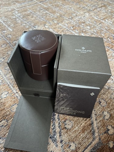 Patek philippe leather - patek, winding