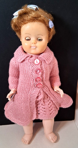 Vintage rosebud doll inches - doll, 14