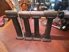 4-ANTIQUE CAST IRON RAIL