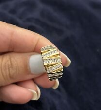 10K Gold Round cut Diamond