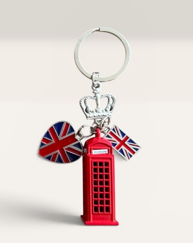 London telephone box keyring - london,