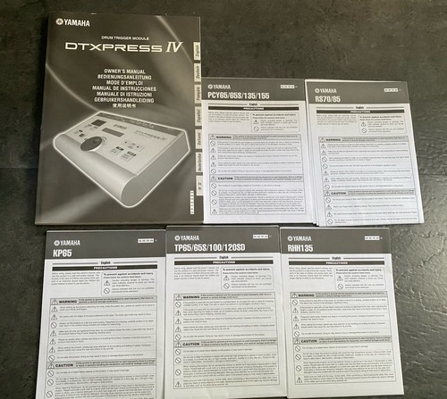 Yamaha dtxpress manuals - iv,