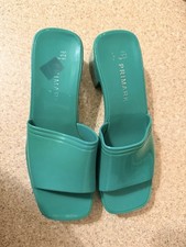 Nearly new platform slippers