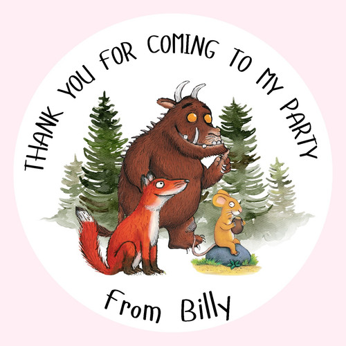 Personalised gruffalo birthday