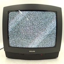 Philips 14PT1342/25 14” CRT Portable TV – SCART Input, Retro Gaming Display Prop