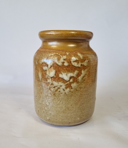 Vintage studio pottery jar - studio,