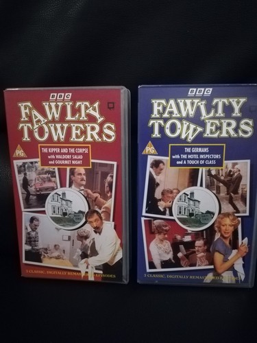 Fawlty towers vhs cassettes - towers,