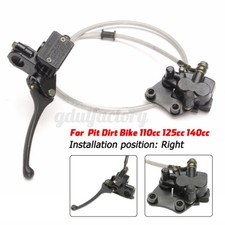 Front Hydraulic Brake Master Cylinder System For Pit Dirt Bike ATV 110cc 125cc 