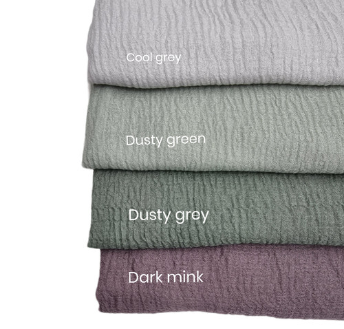 New crinkle scarf hijab - scarf, plain