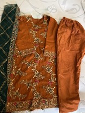 Orange and Green Asian Mehndi