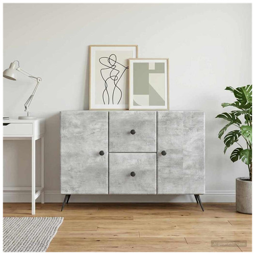 Sideboard concrete grey - concrete,