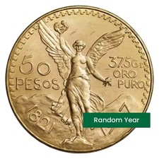 Mexican 50 Pesos Gold Coin