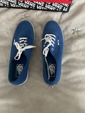 Vans Off The Wall Authentic Lo Pro V1 Blue Suede
