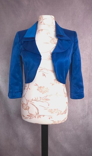Royal blue bolero jacket - royal, 12