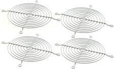 Chromed Steel Fan Finger Guard 120mm Computer use etc 4 Pieces OL0368