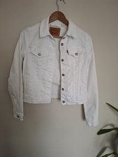 Levis Trucker White Denim