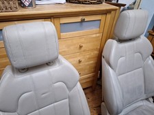 Range Rover Sport L494 2016 Front Seat Headrests, Ivory. Pair.