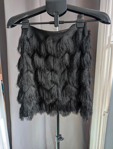 Stradivarius black tiered - black,