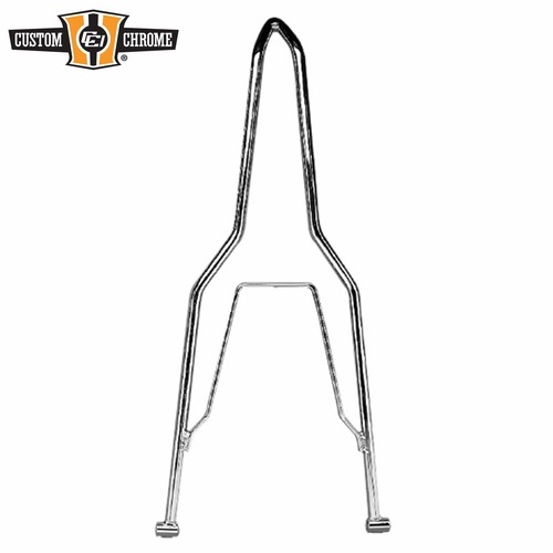 Chrome round sissy bar - round,