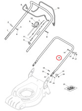 Mountfield SP425 Lower Handle 2014 381006737/0 Genuine Replacement Part