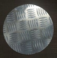 Aluminium Disc, Chequer Tread Plate Durbar, 200mm , 3mm