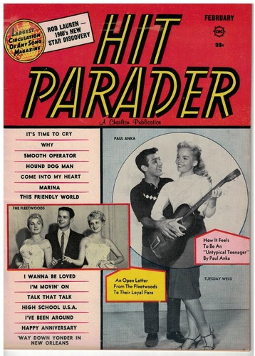 Feb 1960 issue hit parade - feb, of