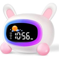 Alarm Clock for Kids Ok to Wake Children with Sleep Training and Sound Machine B