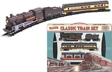 Classic Train Set Large Toy  With Light & Sound Battery Operated Kids Boys Toys