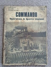 McCONNEL COMMANDO PARTS & OPERATORS MANUAL