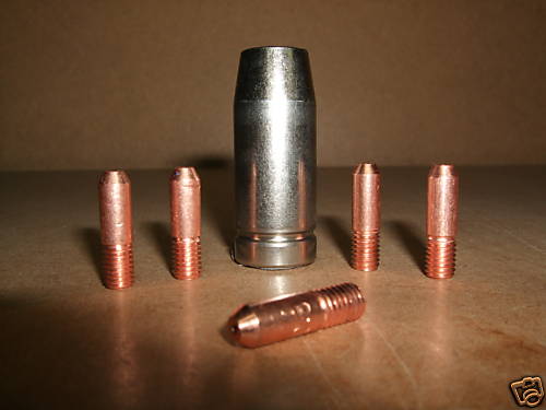 Mig gas shroud - screw, nozzle