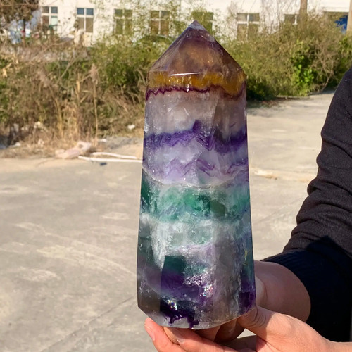 Natural large colored fluorite - large,
