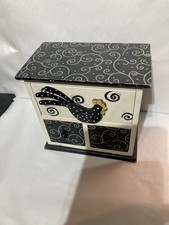 Storage Box Has 3 Drawers In Slightly Worn Used Condition But Decent W= 1.75kg