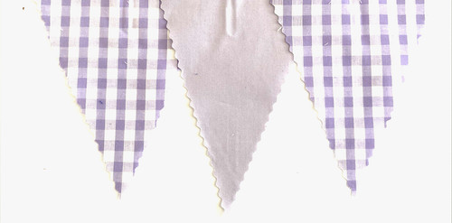 Lilac gingham - &,
