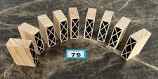 Brio Compatible Wooden Railway Bridge Supports x 9