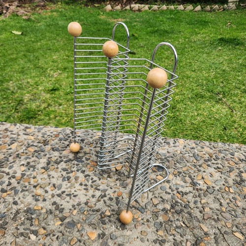 Vintage chrome metal wire - chrome,