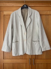 Klass ladies cream tailored jacket, size 16 petite