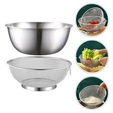  Multifunctional Stainless Steel Basin Mesh Strainer Basket Drainer