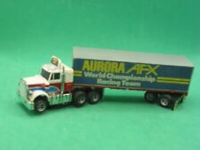 AURORA AFX TRUCK WITH TRAILER USED TESTED MOTOR RUNS STRONG  HO Slot Car