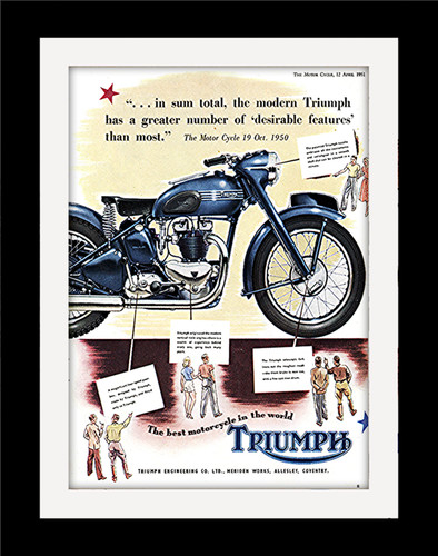 Triumph advert classic - triumph,