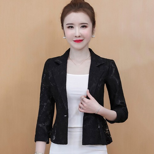 Elegant lady lace suit - elegant,